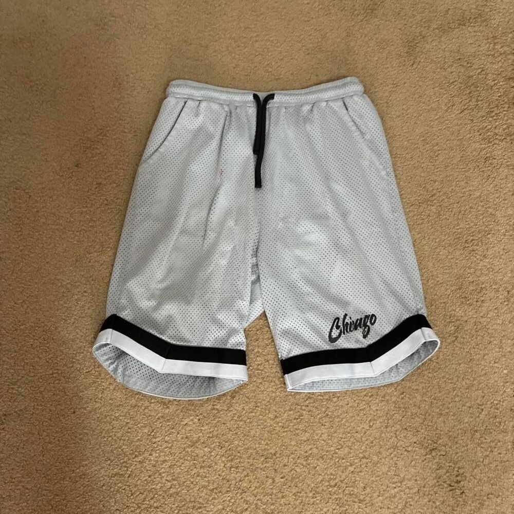 Unbranded Men's Grey and Silver Shorts